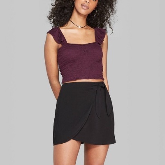 Wild Fable Square Neck Flutter Strap Tank Top - Picture 3 of 5